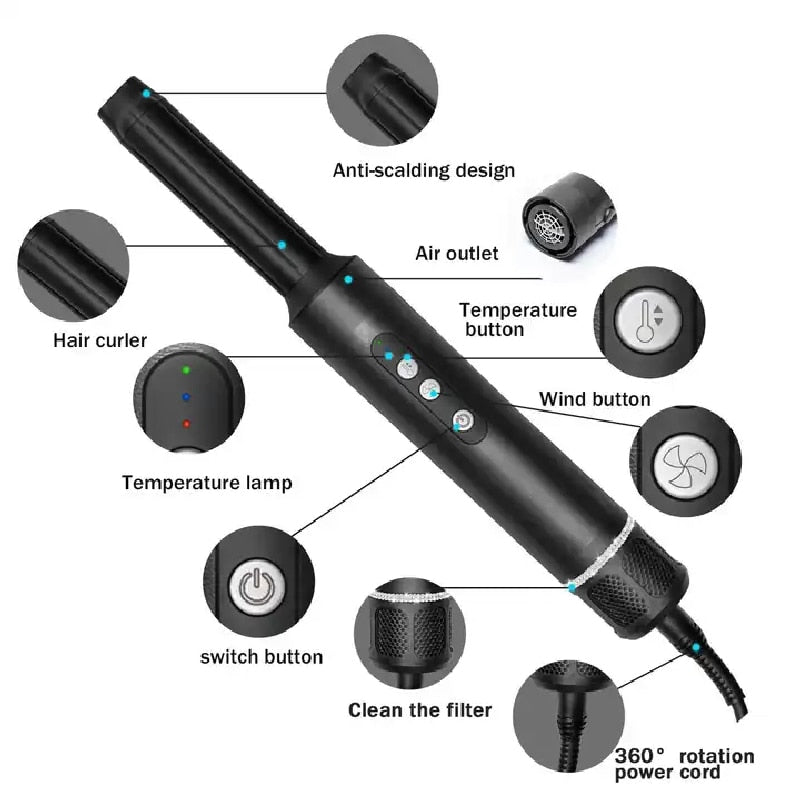 GlamCurl 7-in-1 HairStyler