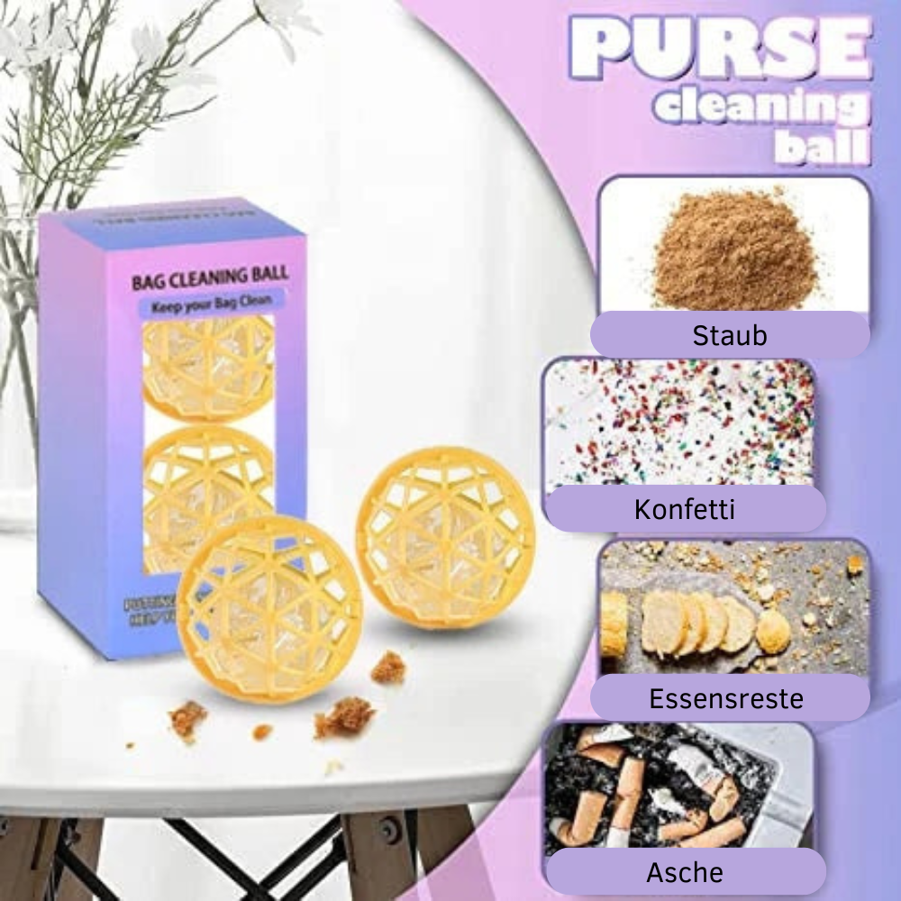 Purse Cleaning Ball - Professionelle Sauberkeit mit nur einem Wurf